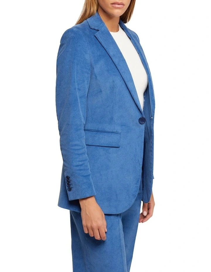 Lola Corduroy Jacket in Blue