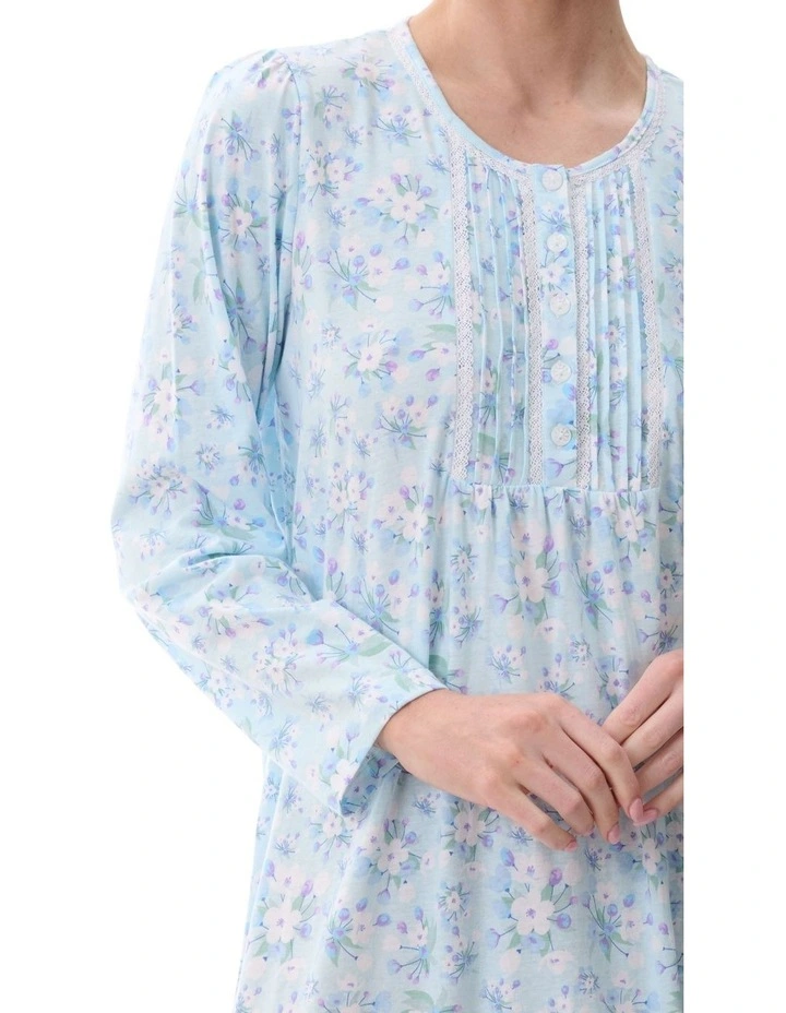 Cotton Nightie in Betsy Mint