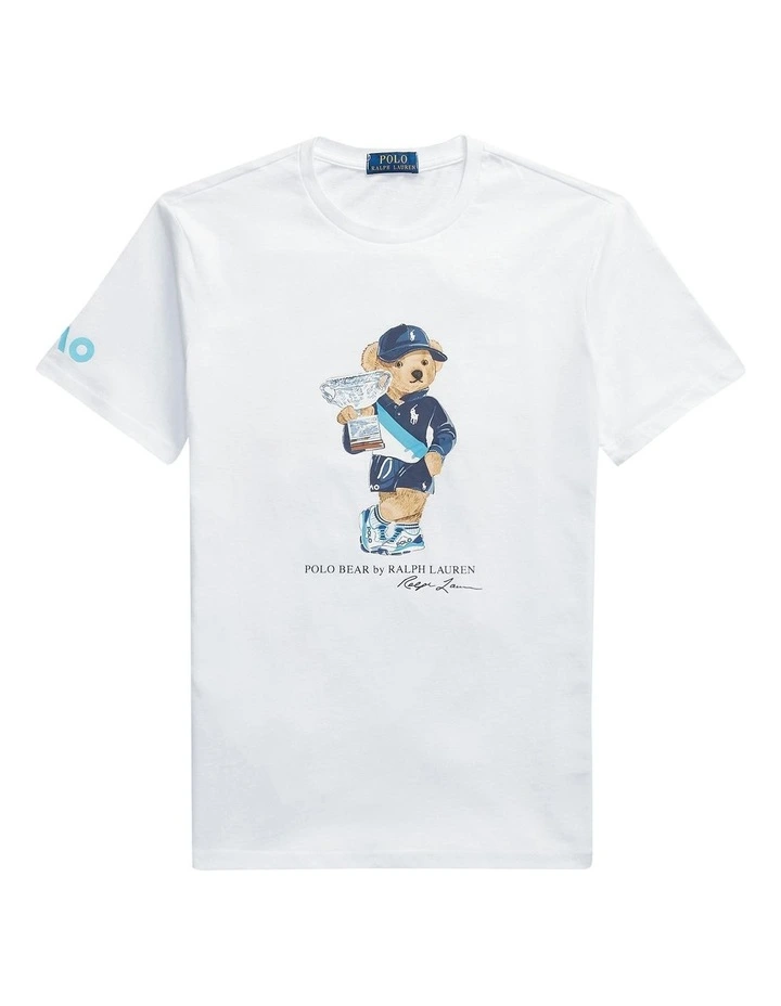 Australian Open Polo Bear T-shirt in White