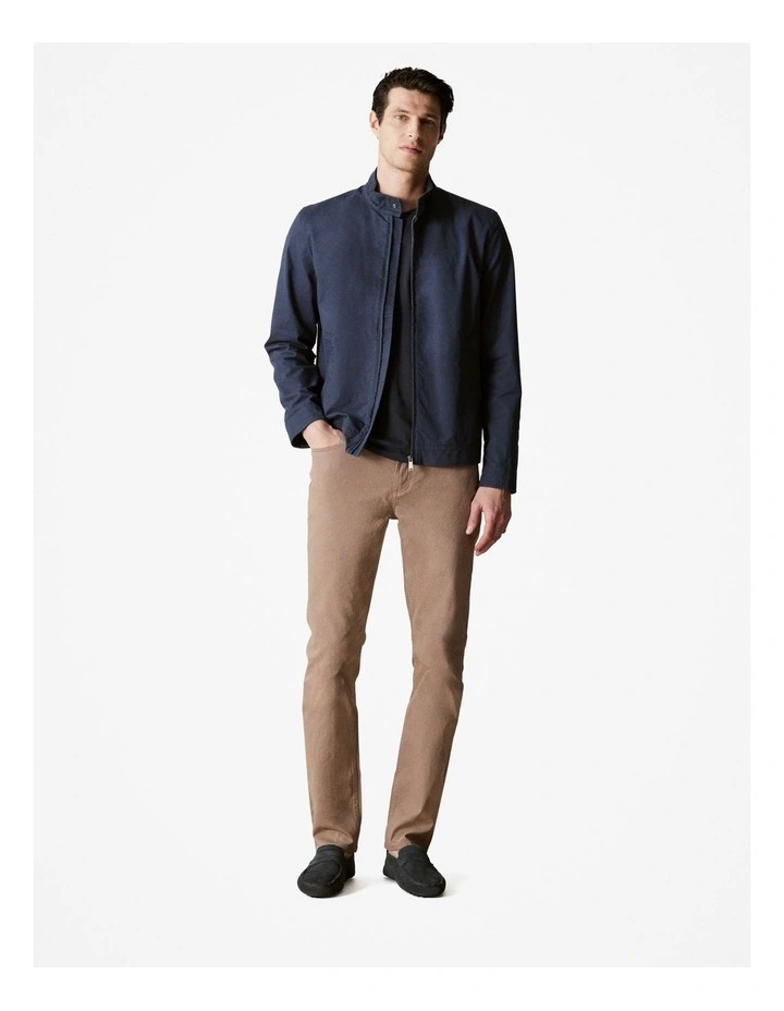 Cotton Twill Harrington in Navy