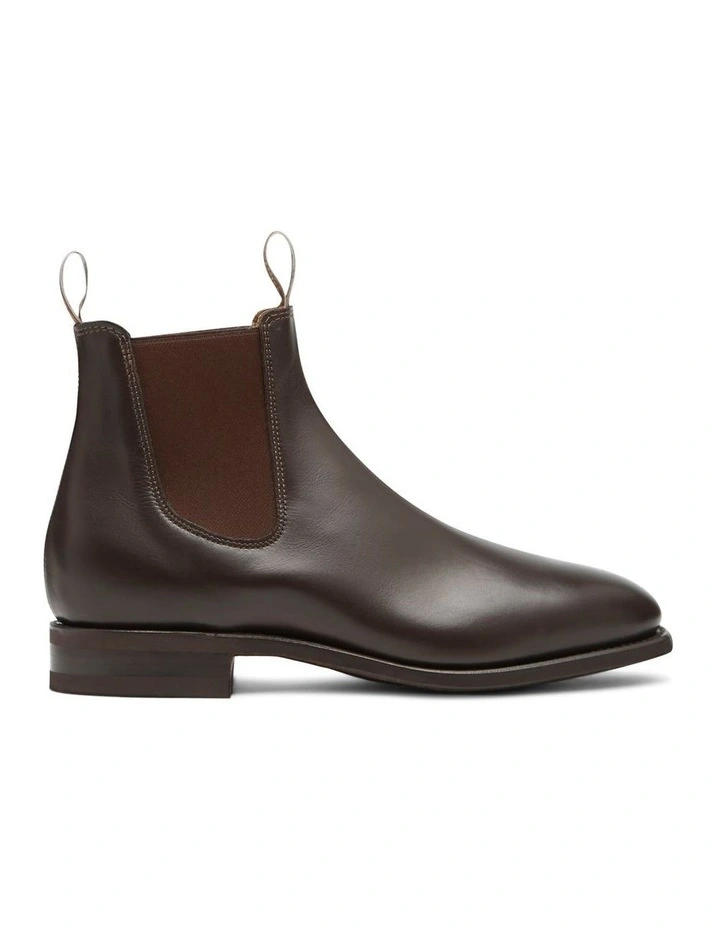Comfort Craftsman Wide Fit Shoe in Chestnut