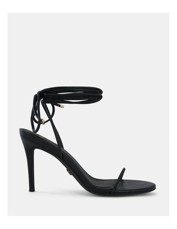 Mantova Heeled Sandal in Black