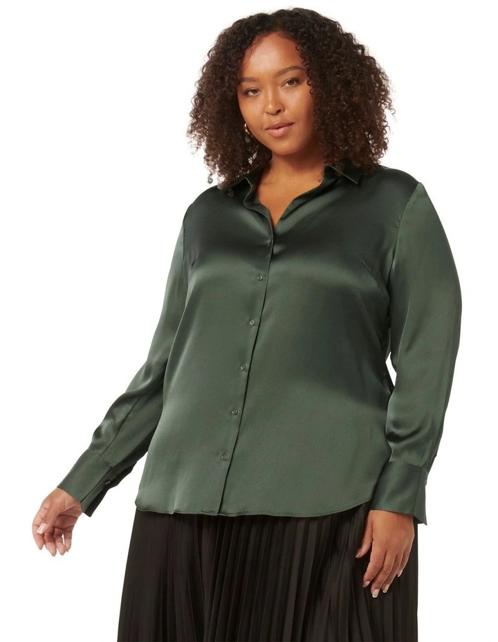 Harvey Notched Shirt in Green