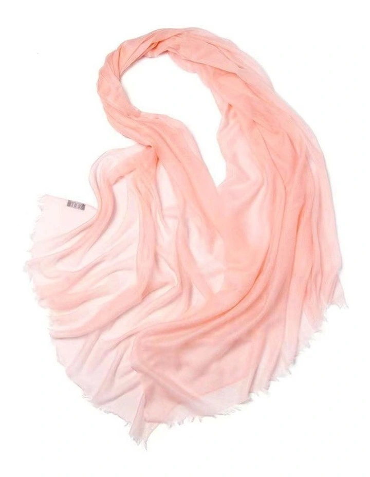 Cashmere Lightweight Wrap in Blush