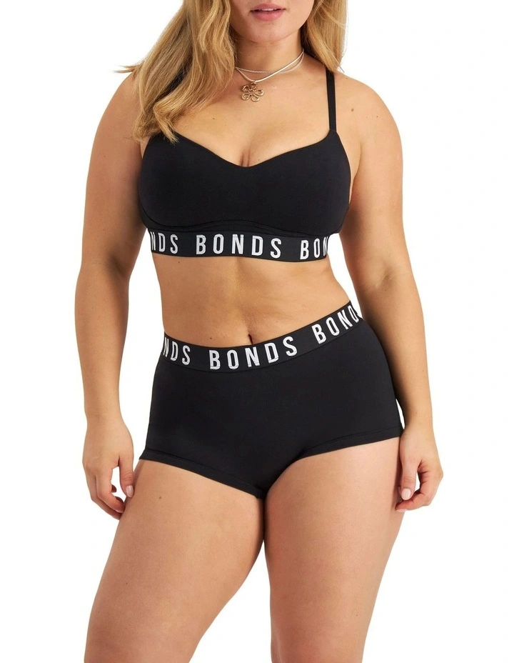 Icons Super Logo Shortie in Black