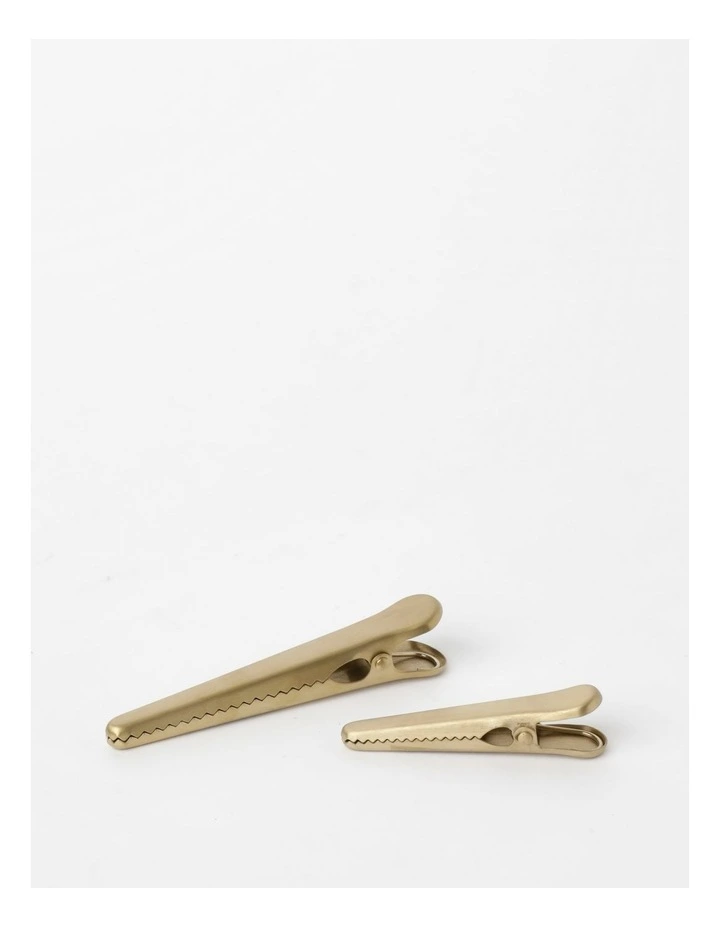 Tea Party Tea Clip Set of 2 in Gold