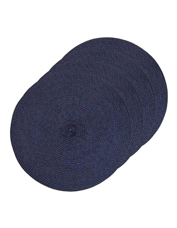 Oslo Placemat 4 Pack in Navy