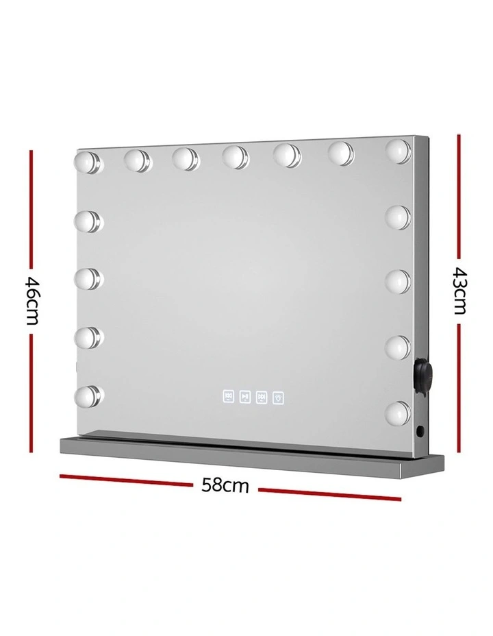 Bluetooth Hollywood Makeup Mirror 58X46