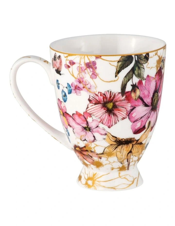 Enchantment Footed Mug Gift Box 300ml in White
