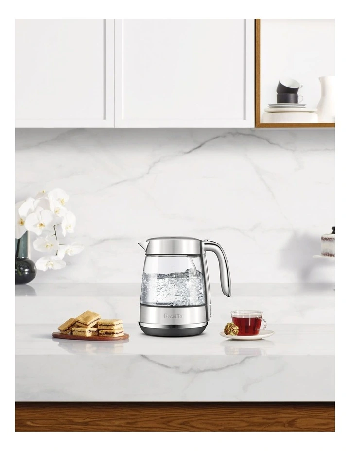 The Crystal Luxe Kettle in Brushed Stainless Steel BKE765BSS4JAN1