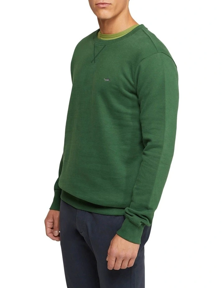 Lars Jersey Sweater Shirt in Green