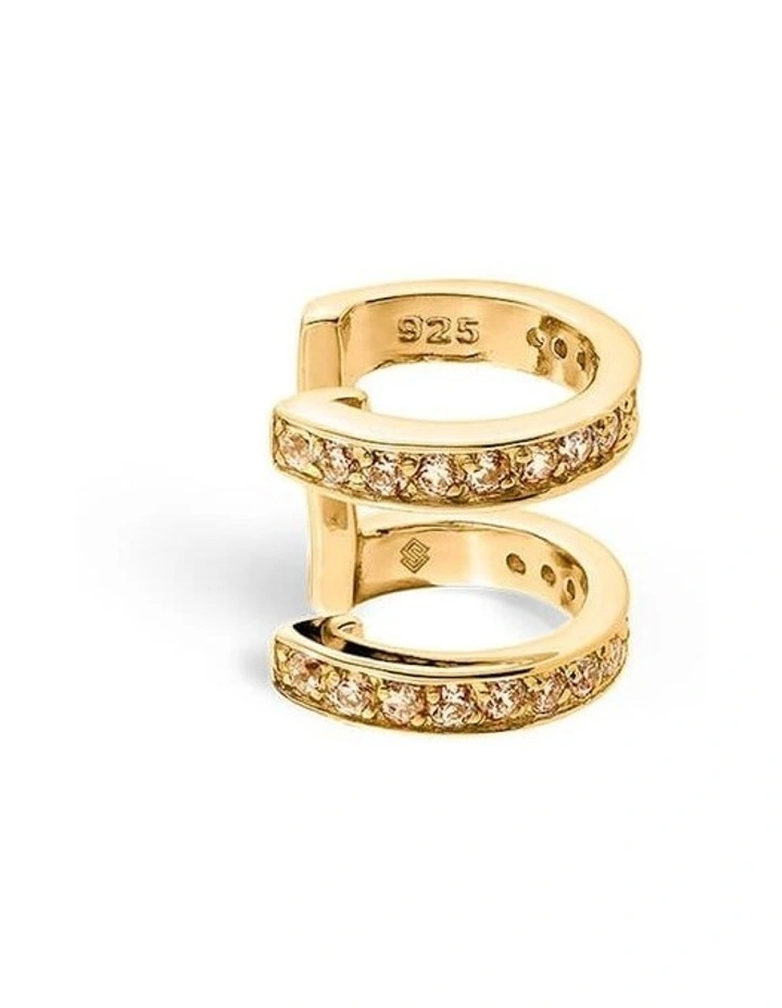 Edge Duo Ear Cuff in Champagne