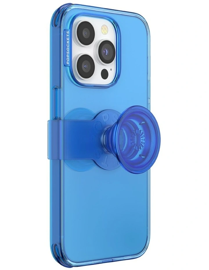 PopCase iPhone 14 Pro Phone Case Grip in Santorini Blue