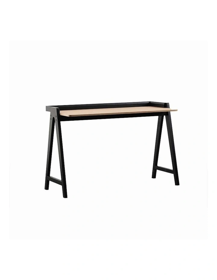 Yara Study Desk 118cm in Black/Natural