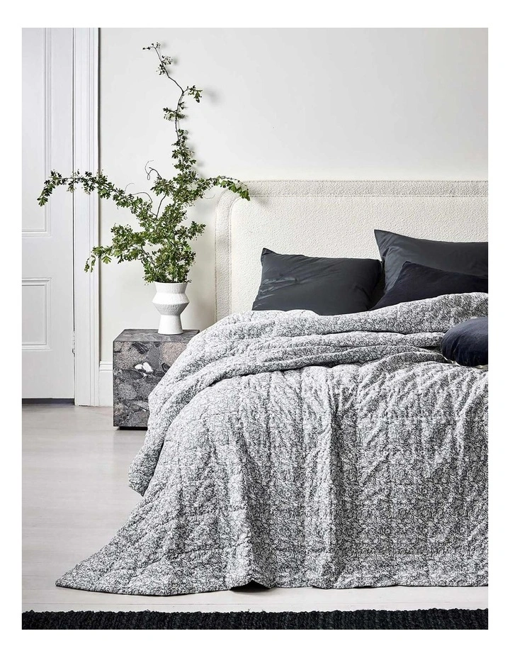 Varanasi European Pillowcase in Mist