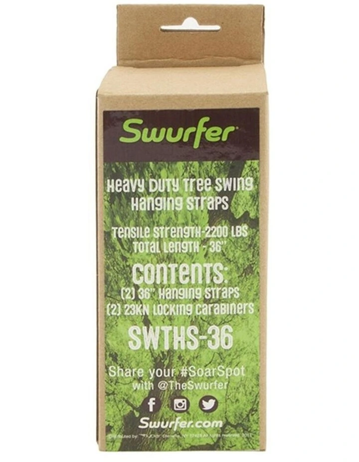 Swurfer Heavy Duty Hanging Straps For Tree Swing 91cm