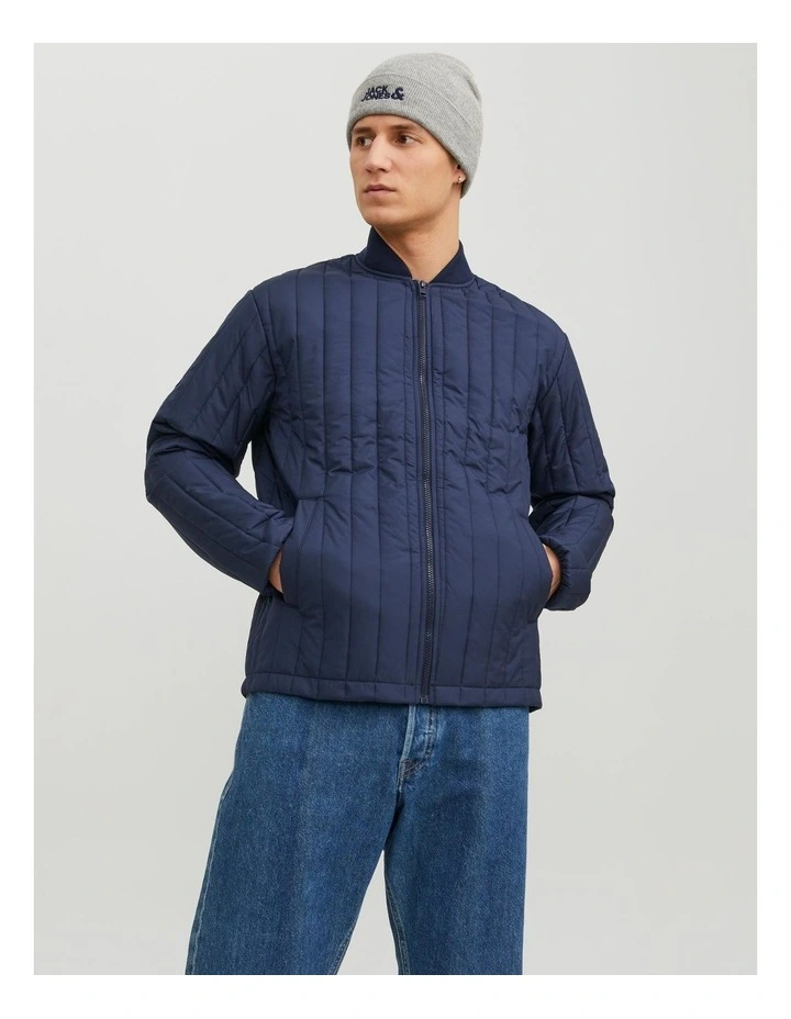 Quilted City Liner Jacket in Navy Blazer
