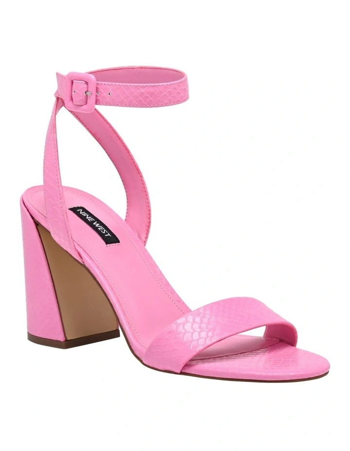 Realy Heeled Sandal in Pink