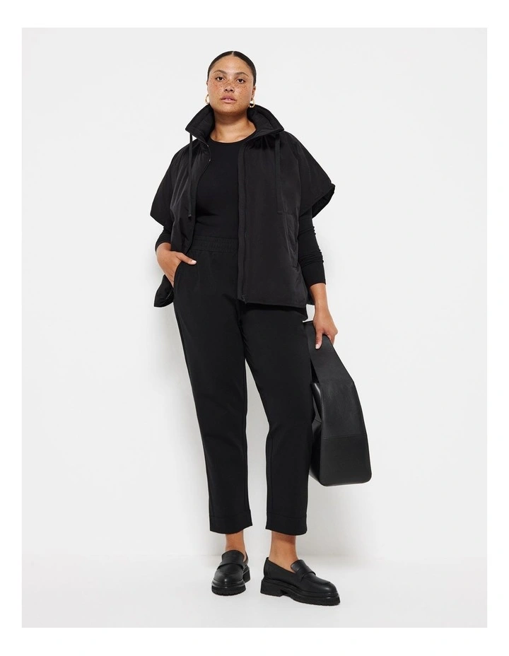 Ponte Trackpant in Black