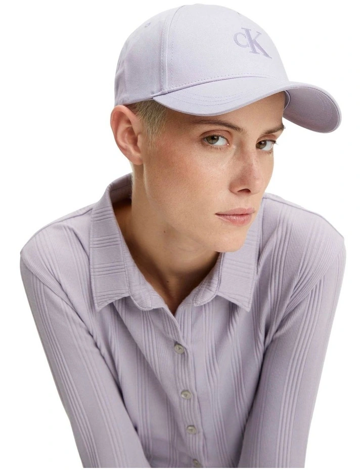 Institutional Cap in Lavender Aura
