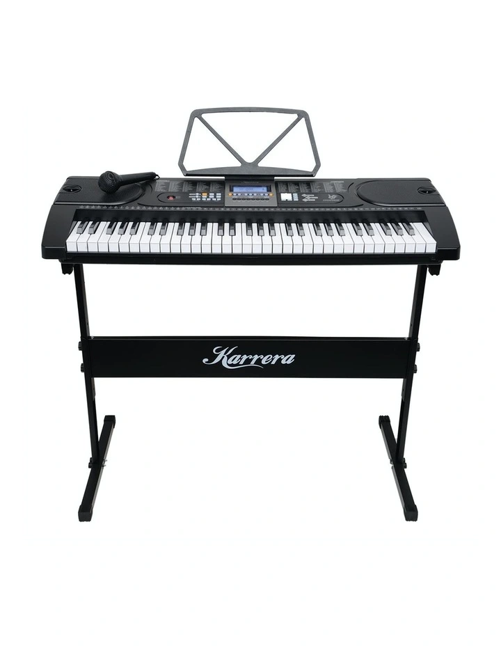 61 Key Electronic Keyboard Teaching Piano Electric Music Stand Holder