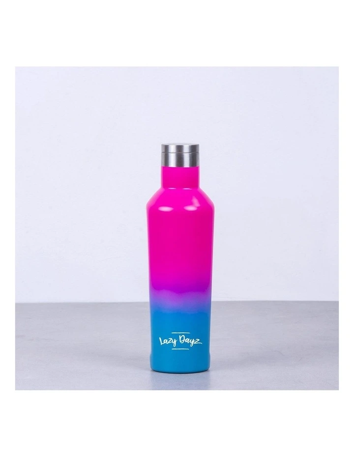 Lazy Dayz Spartan Drink Bottle 480ml Pink Blue Ombre
