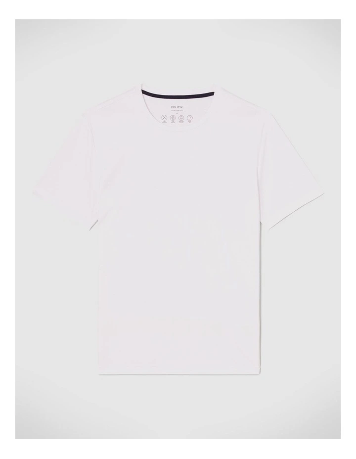 Slim Travel Tee in White