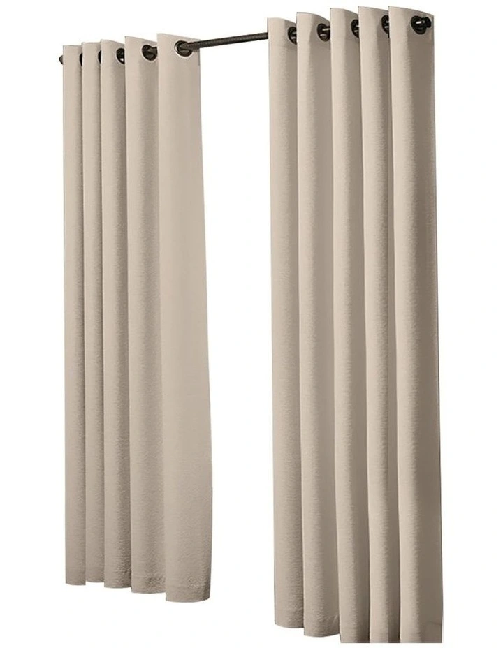 Blockout Curtains Panels 180x230cm x2 in Beige