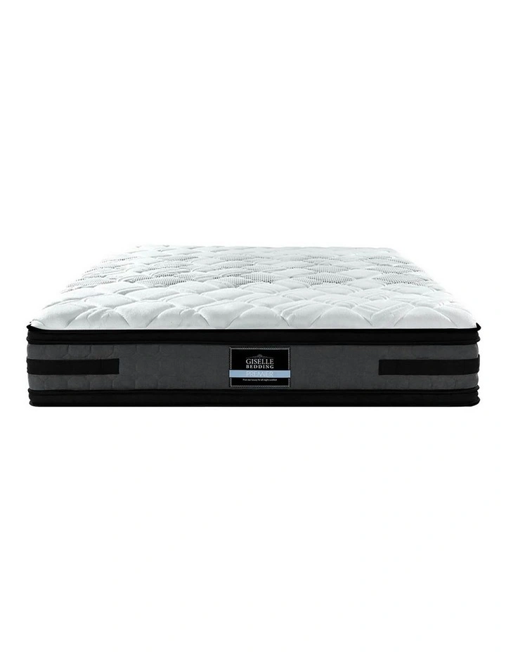 7 Zone Euro Top Pocket Spring Medium Firm Foam Queen Size Mattress 36cm in White