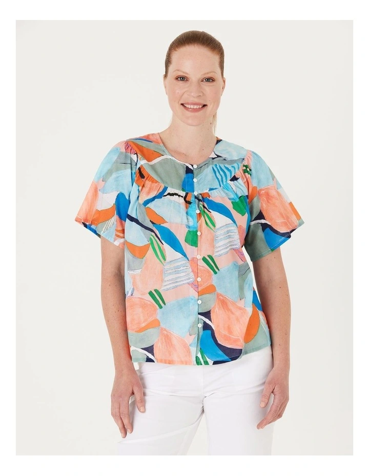 Top in Pastel Print
