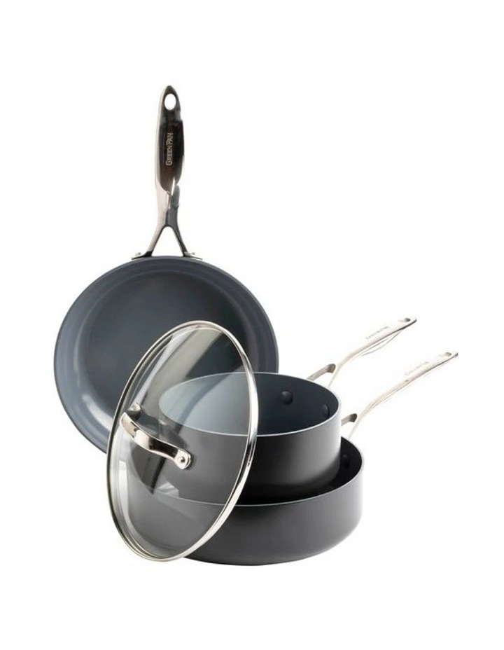 Valencia Cookware Set 3 Piece in Black