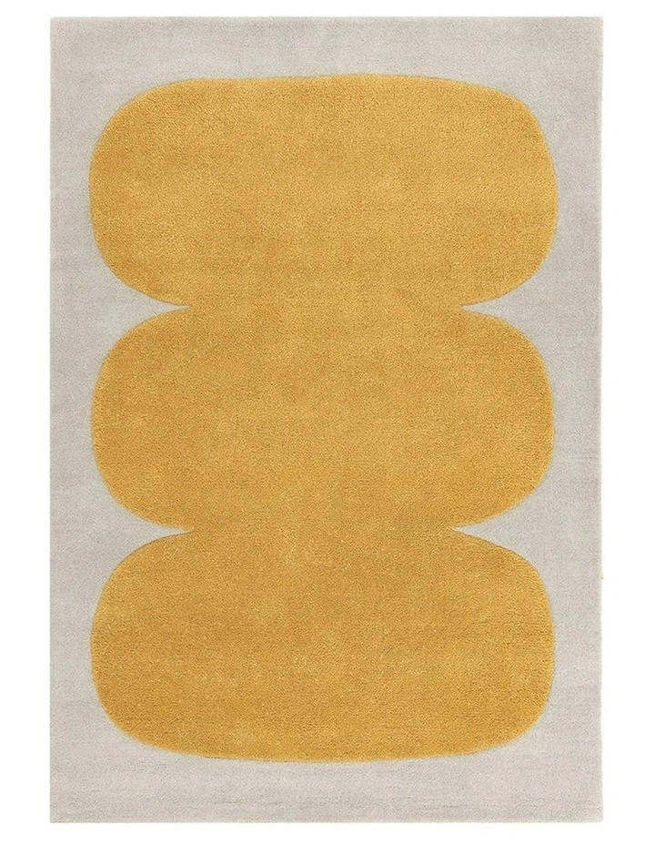 Asiatic Sculpt Rug in Gold