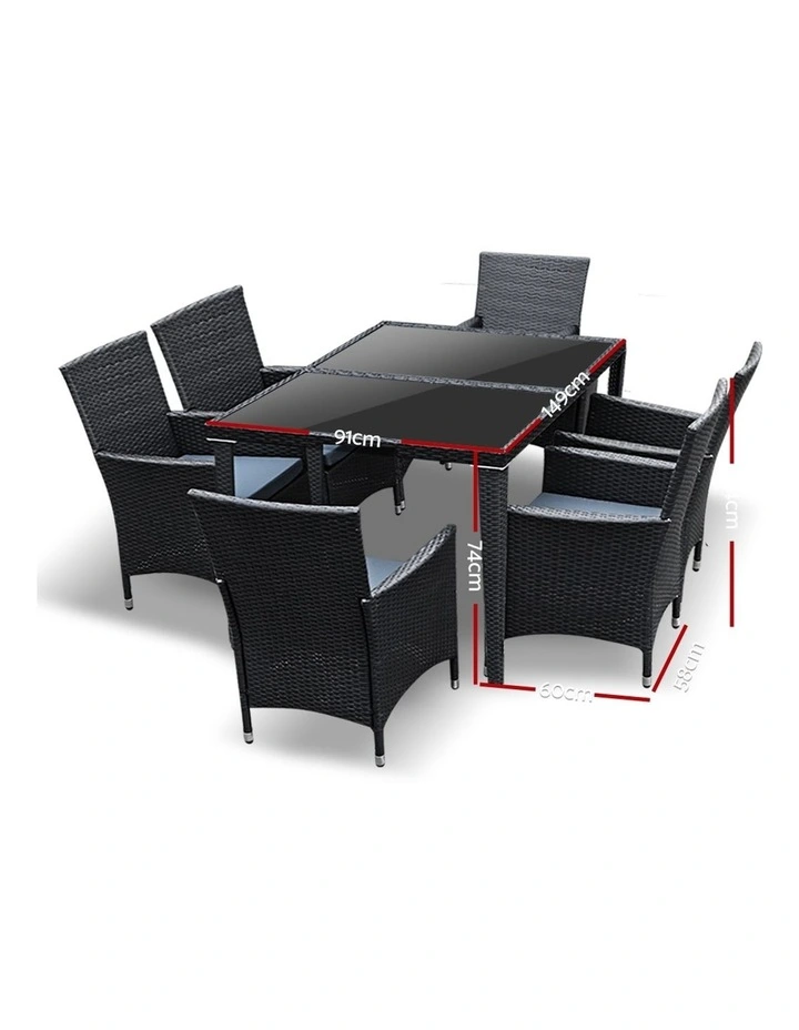7 Piece Outdoor Dining Set