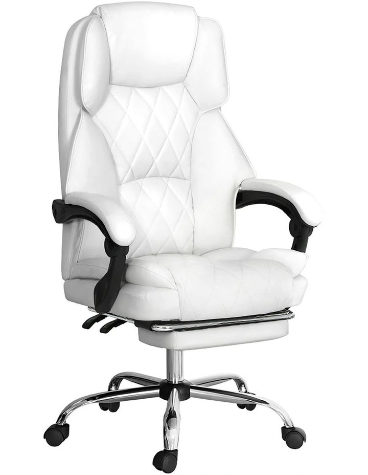 Flexi Leather Office Chair in White