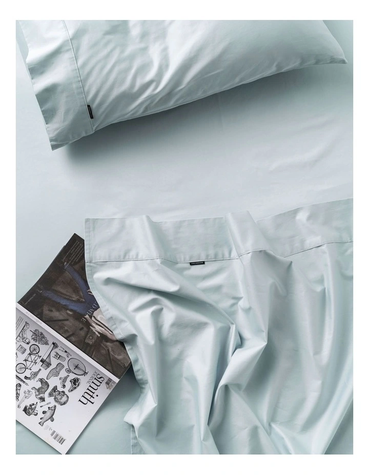 Augusta 500TC Flat Sheets In Pale Blue