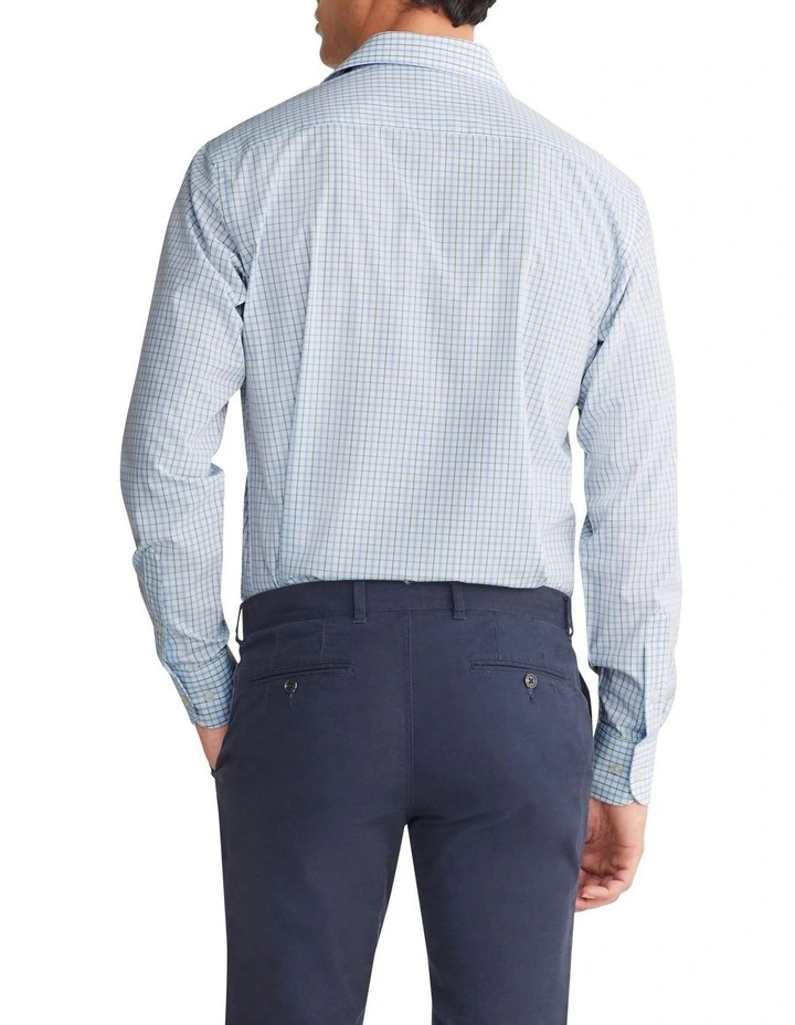 Tailored Long Sleeve Shirt in Green