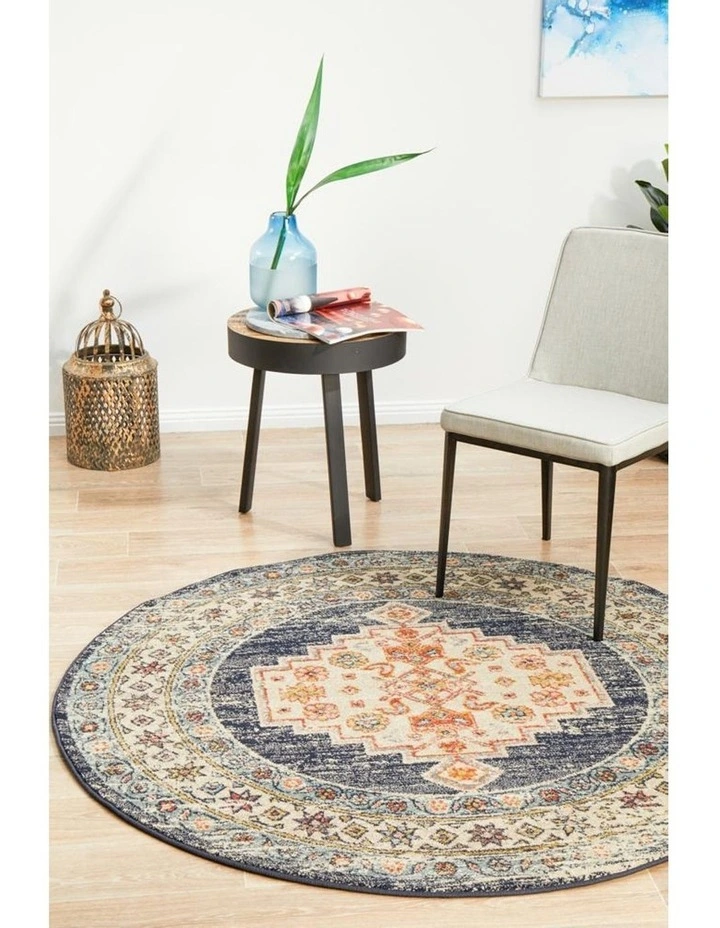 Legacy 855 Round Rug In Ecru