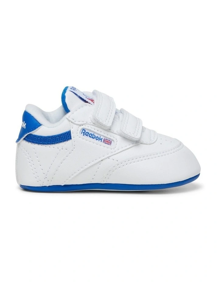 Club C Crib Prewalker Shoe in White