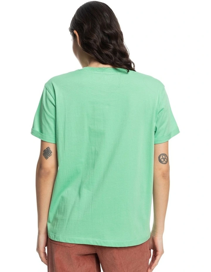 Noon Ocean Loose Fit T-shirt in Zephyr Green