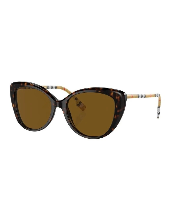 Polarised BE4407 Sunglasses in Brown