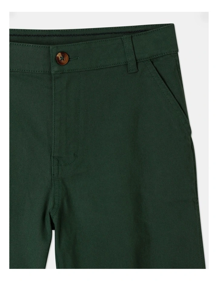 5 Pocket Chino in Green