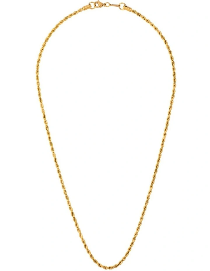 Nixon Gold Rope Chain 53cm x 2mm