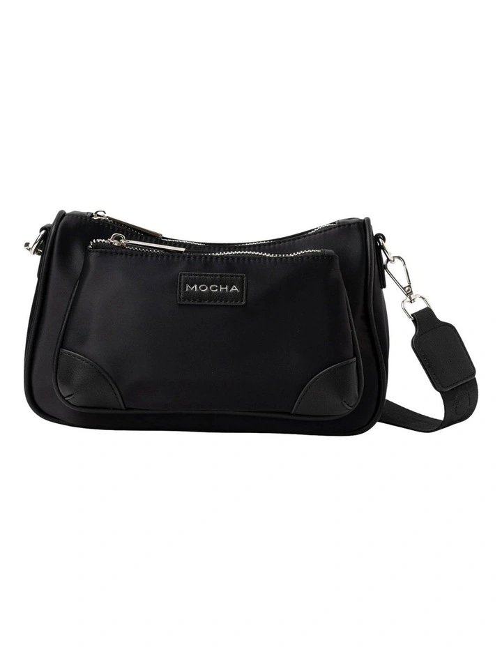 Ebby Everyday Crossbody in Black/Silk