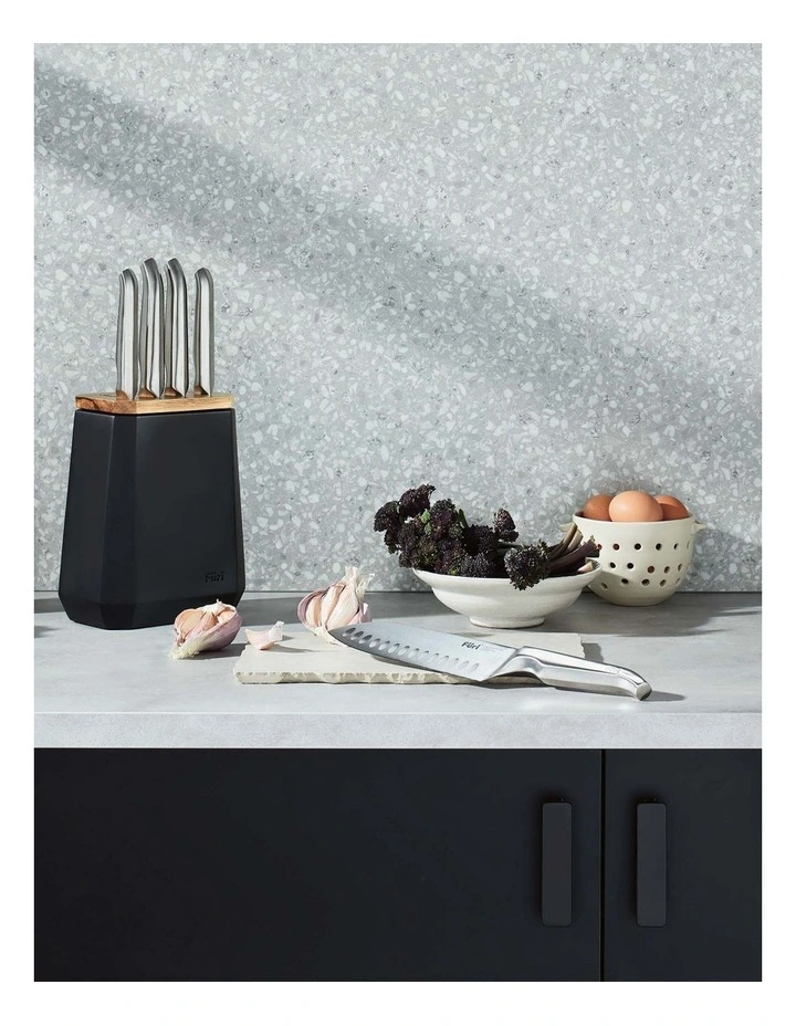 Stone Knife Block 5 Piece in Midnight