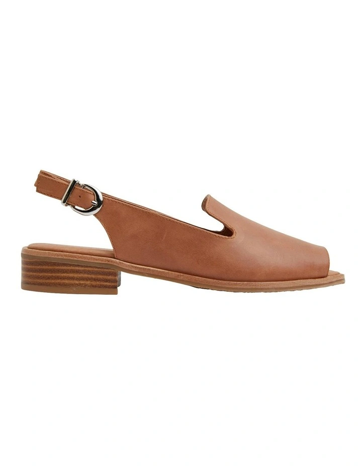 Delaney Sandals in Tan Leather