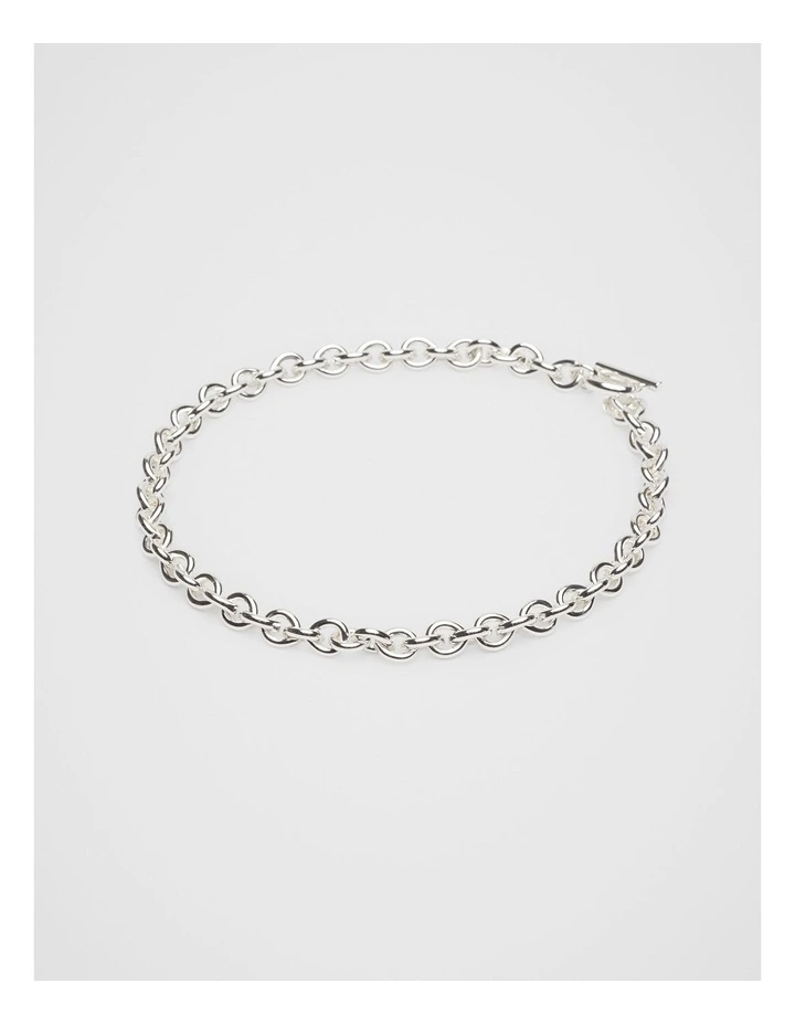 Multi Link Necklace in Silver