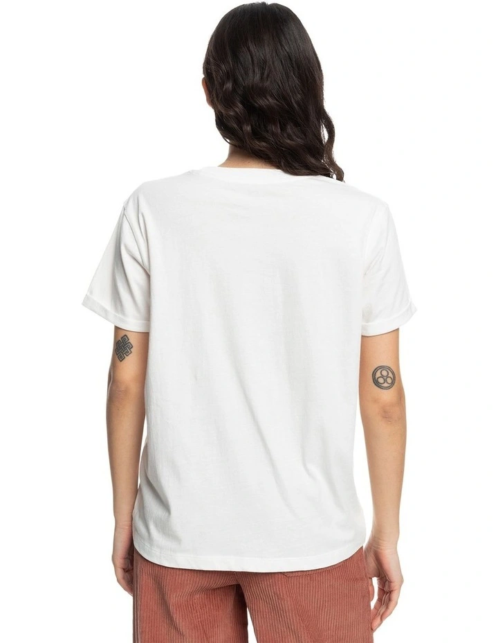 Noon Ocean Loose Fit T-shirt in Snow White