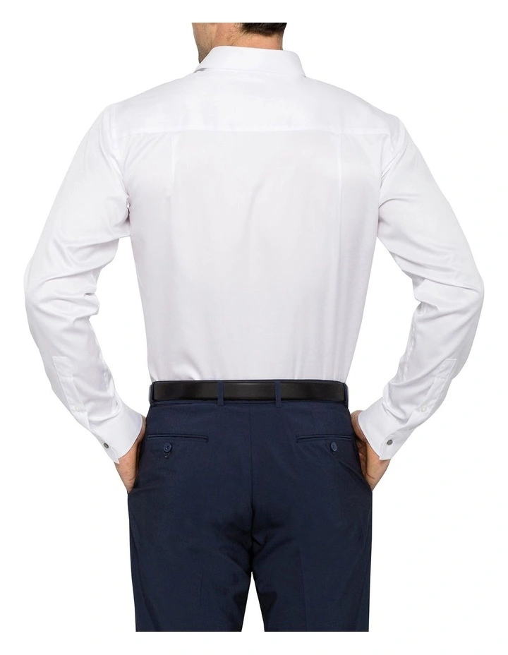 Long Sleeve Business Shirt in White