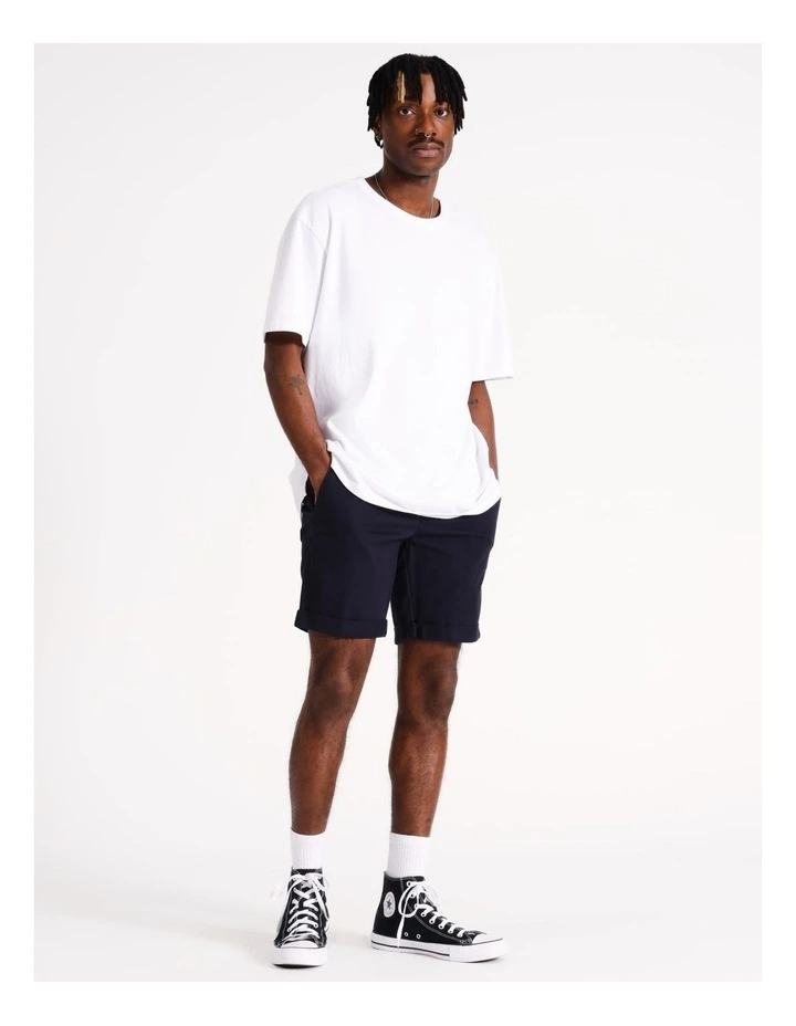 Stollery Chino Short in Navy
