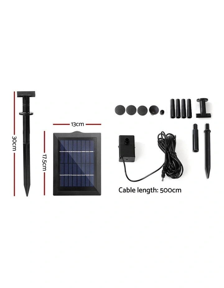 Solar Pond Water Fountain Submersible Filter 4FT